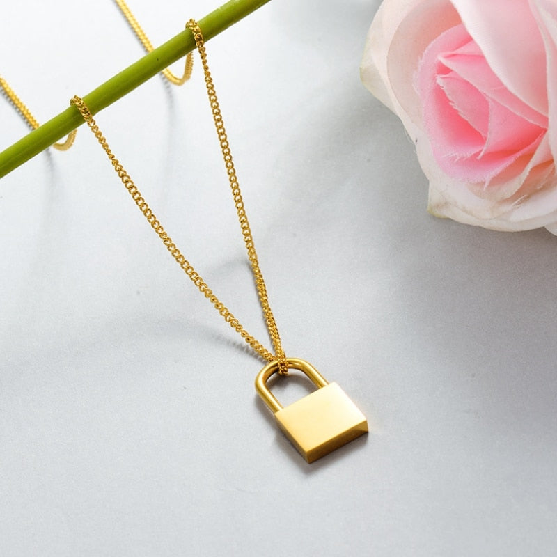 Mini Lock Necklace