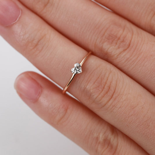 Heart Cut Ring